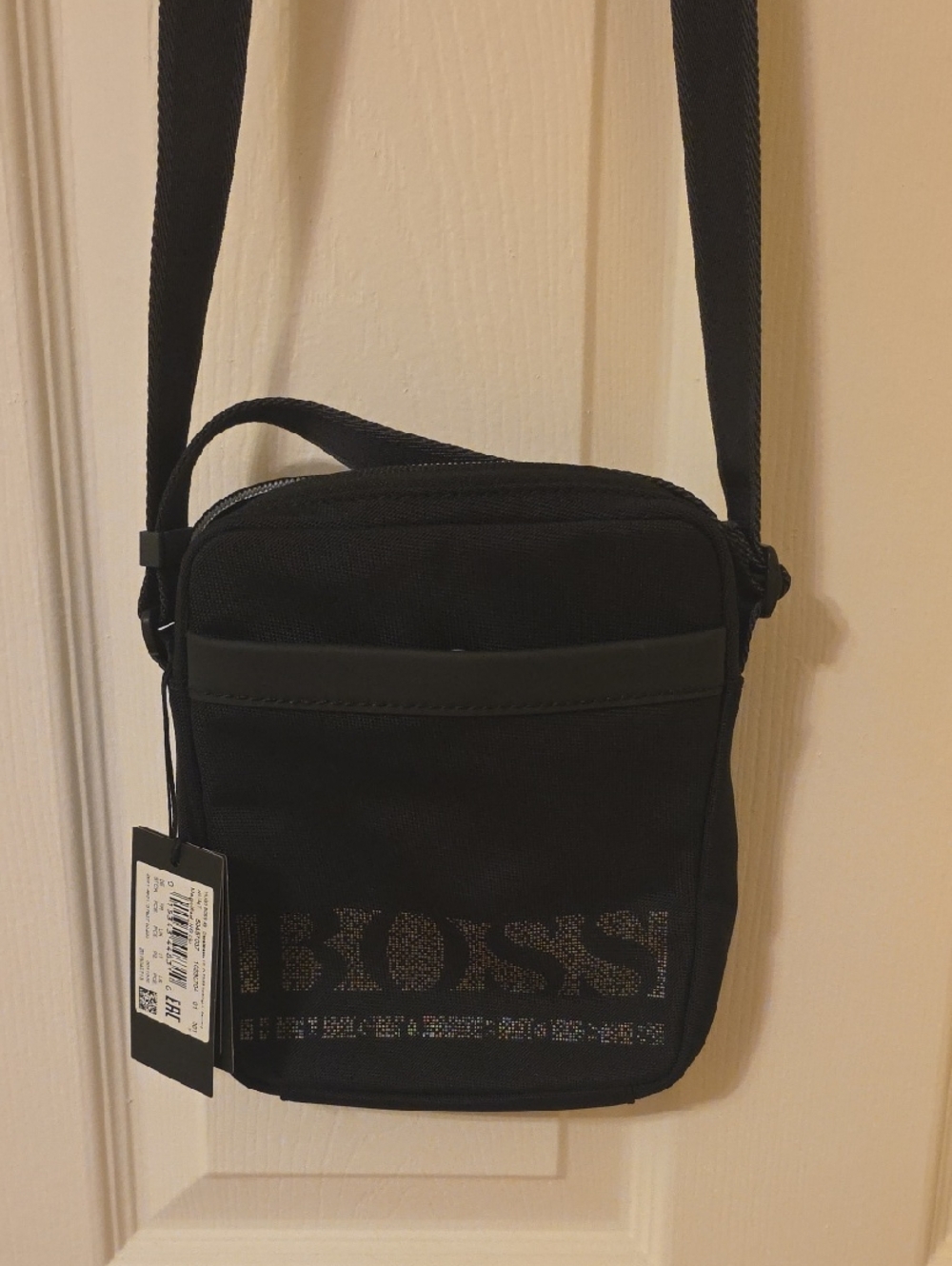 BOSS Black Compact Messenger Crossbody Bag